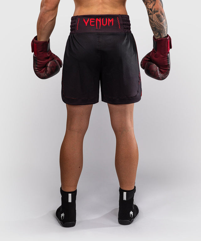Pantaloncini da boxe Venum Spectre – Nero/Rosso