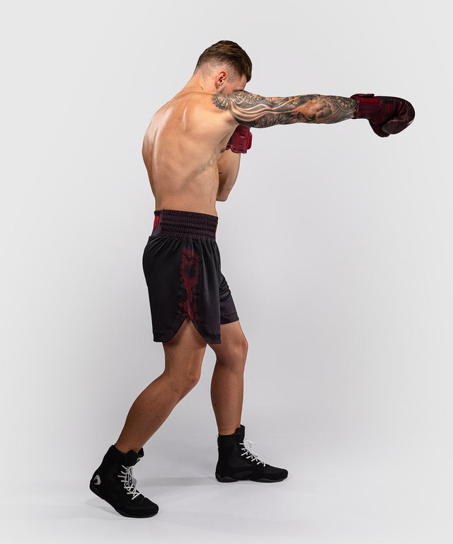 Pantaloncini da boxe Venum Spectre – Nero/Rosso