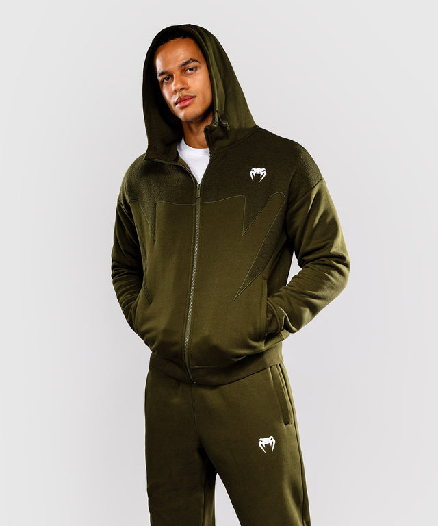 Chaqueta de entrenamiento Venum Attack Fleece & Weave – Caqui