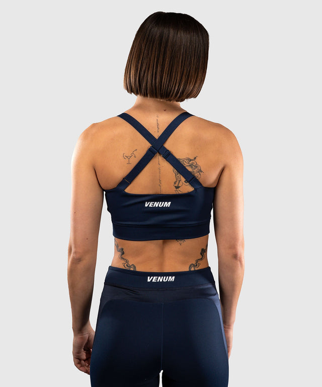 Reggiseno sportivo Venum Sculpt Shape da donna – Blu navy