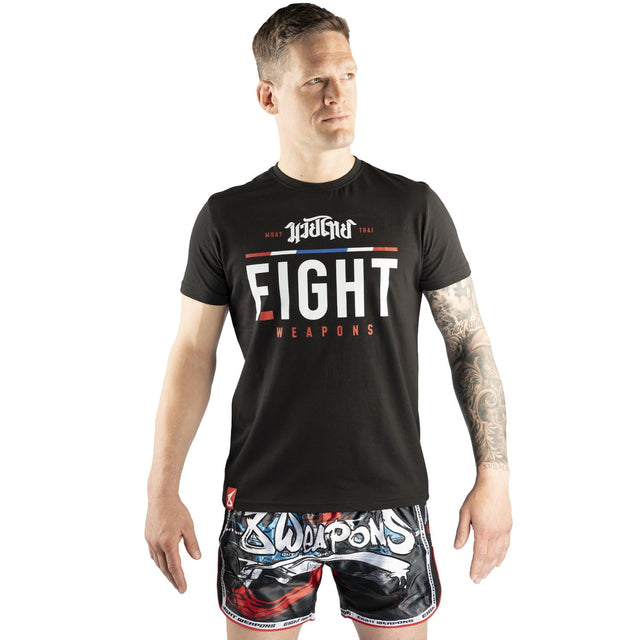 8 WEAPONS T-Shirt The Fight – Schwarz