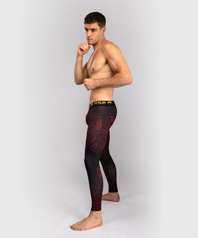 Venum Spats Quetzal Fury - Schwarz/Rot