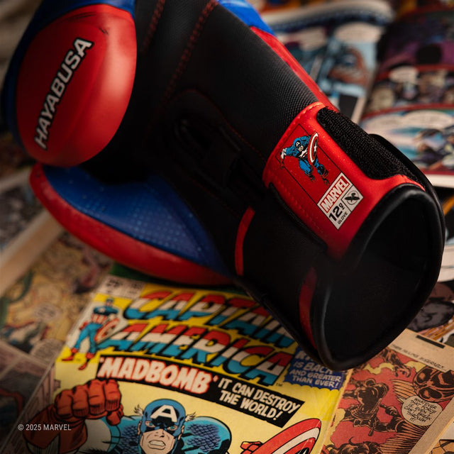 Guantes de boxeo Hayabusa Captain America – Rojo/Blanco/Azul