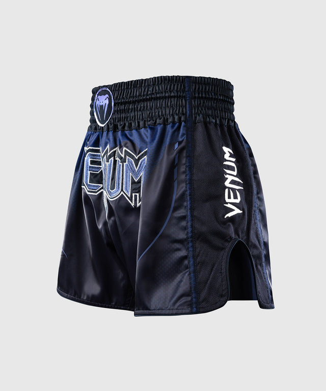 Pantalones de Muay Thai Venum G-Core – Azul marino/Blanco