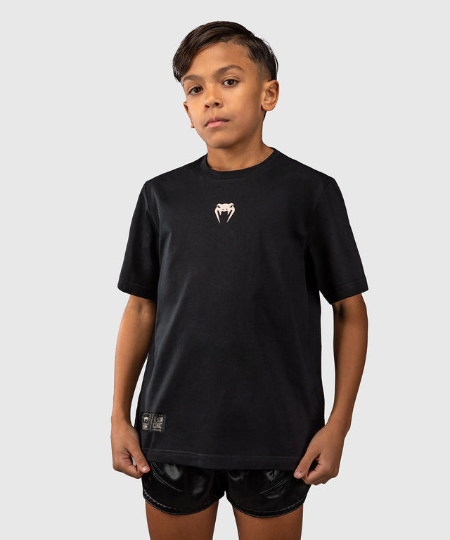 T-shirt Venum Fight Icon – Bambini – Nero