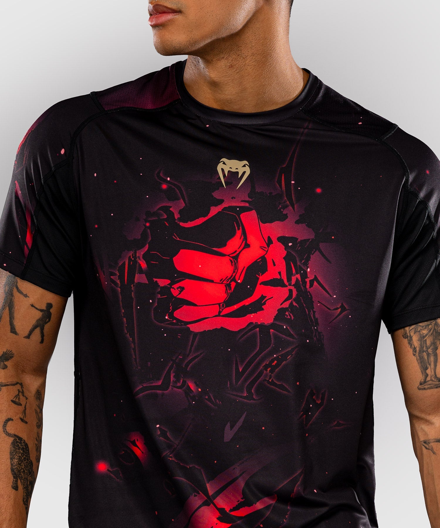 Venum T-shirt Itadori Dry Tech – Noir/Rouge