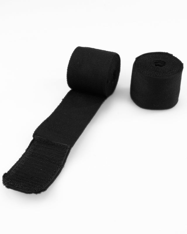 Vendas de boxeo Caged Essential – Negro (incluye bolsa de lavado)