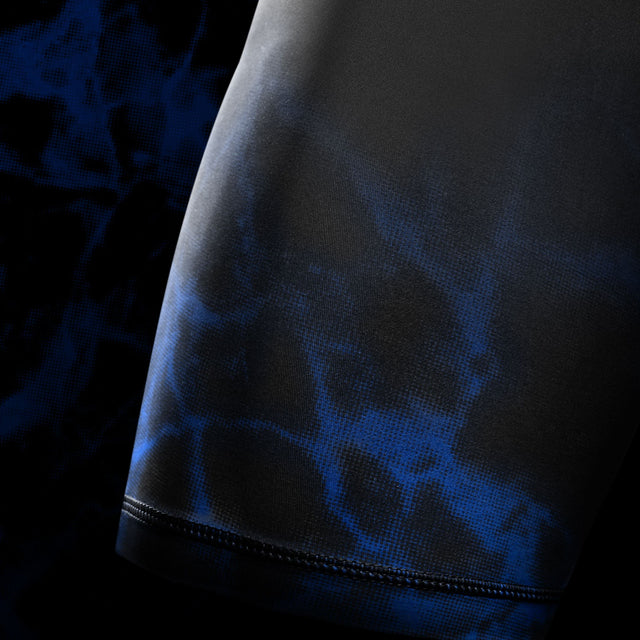 Hayabusa x UFC BJJ Compression Shorts – Black/Blue