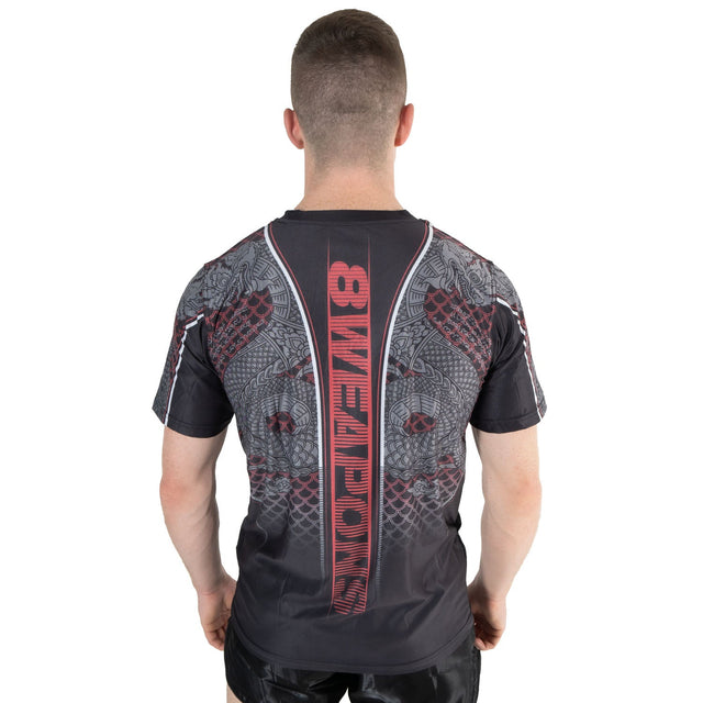 8 WEAPONS T-Shirt Functioneel Naga Yant - Zwart/Rood