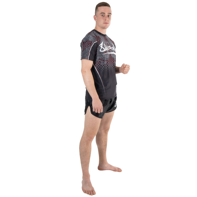 8 WEAPONS T-Shirt Functioneel Naga Yant - Zwart/Rood
