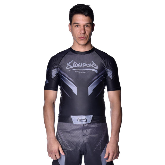 Rashguard 8 WEAPONS Shift – Negro Mate