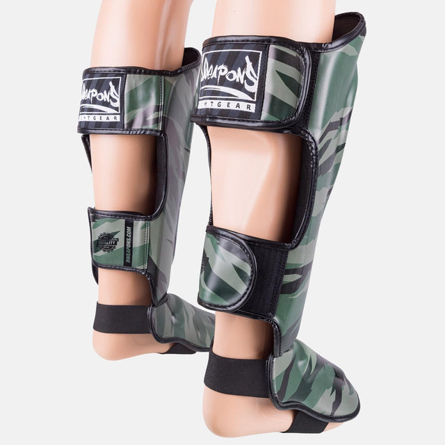 8 WEAPONS Shin guards Unlimited 2.0 – Woodland Camo
