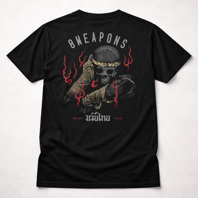 T-shirt 8 WEAPONS Boran Skull – Noir