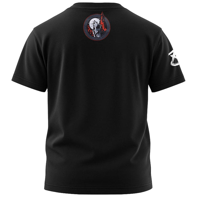 Camiseta 8 WEAPONS Beastial Wolf – Negro/Rojo