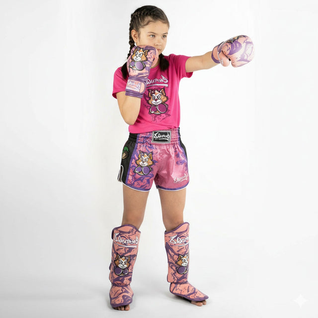 Camiseta 8 WEAPONS Niños - Rosa