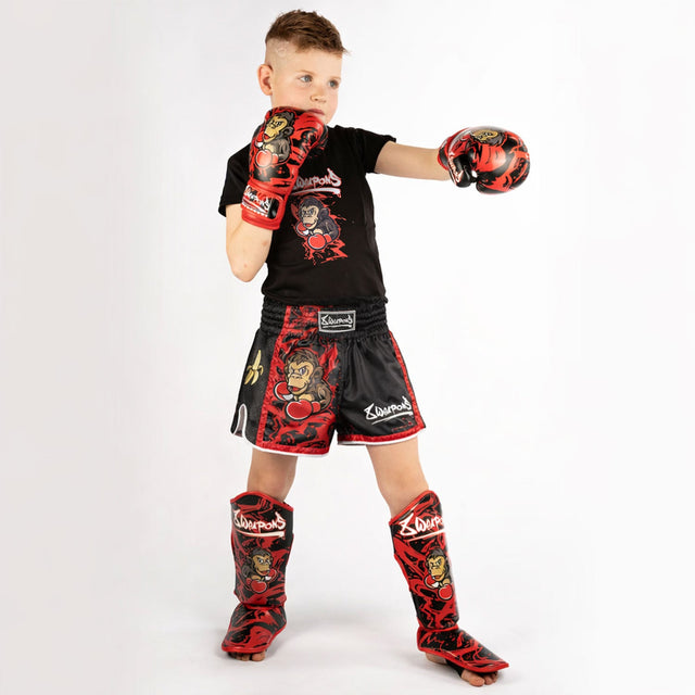 8 WEAPONS T-Shirt Joe – Schwarz/Rot