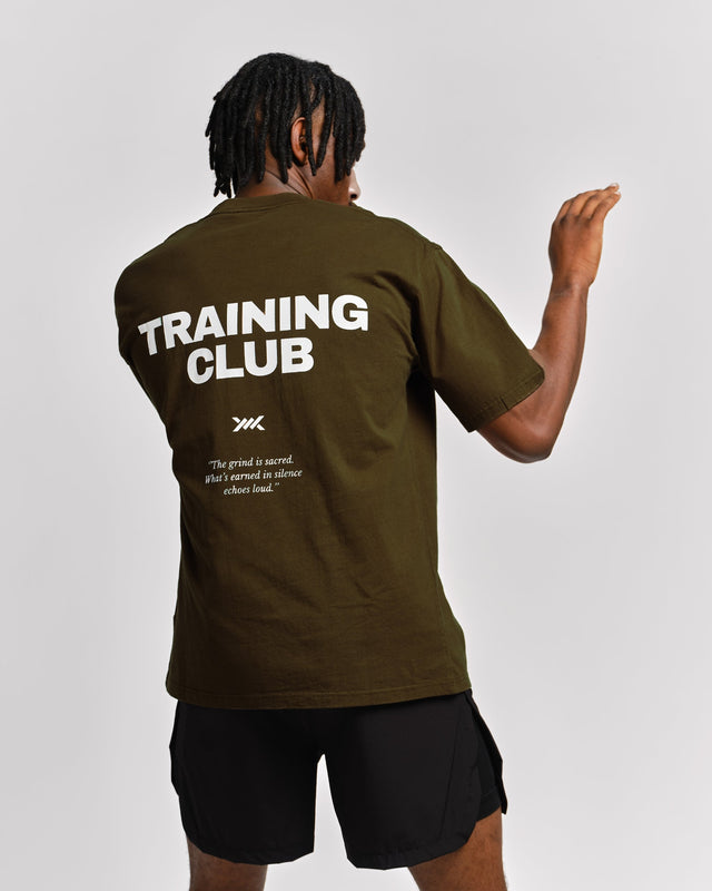 T-Shirt Caged Training Club – Kaki Verde
