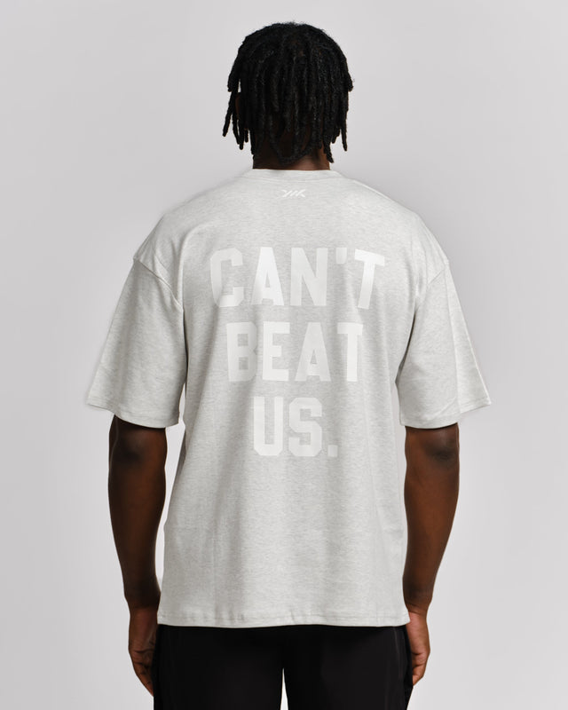 T-shirt Caged 'CBU' – Grigio chiaro