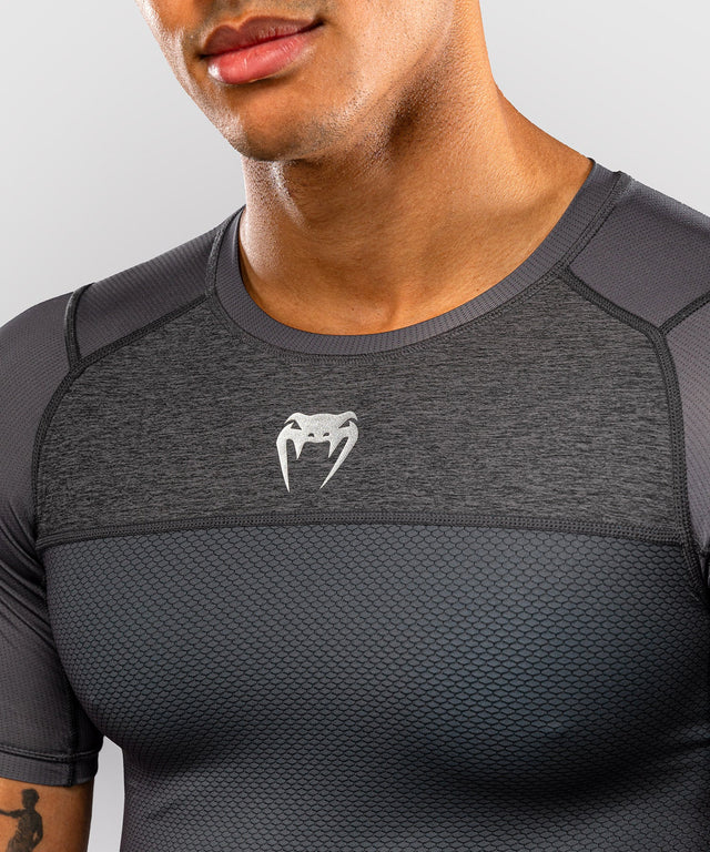 Venum Rashguard G-Fit Scale Korte Mouwen - Grijs