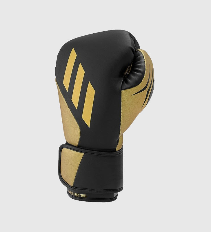 Gants de boxe Adidas Speed TILT 350V Pro - Noir/Doré