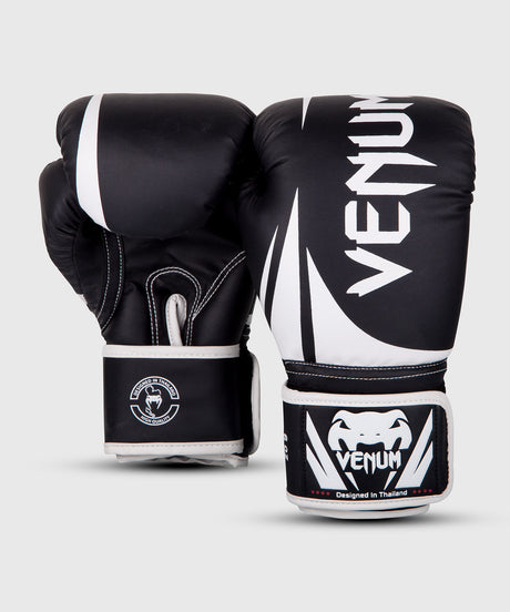 Guantes de boxeo Venum Challenger 2.0 Niños – Negro/Blanco