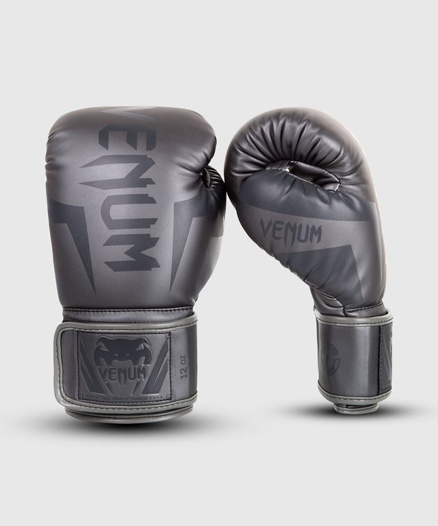 Gants de boxe Venum Elite – Gris/Gris