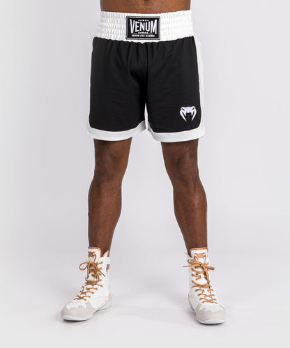 Shorts de boxe Venum Classic - Noir/Blanc