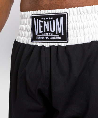 Shorts de boxe Venum Classic - Noir/Blanc