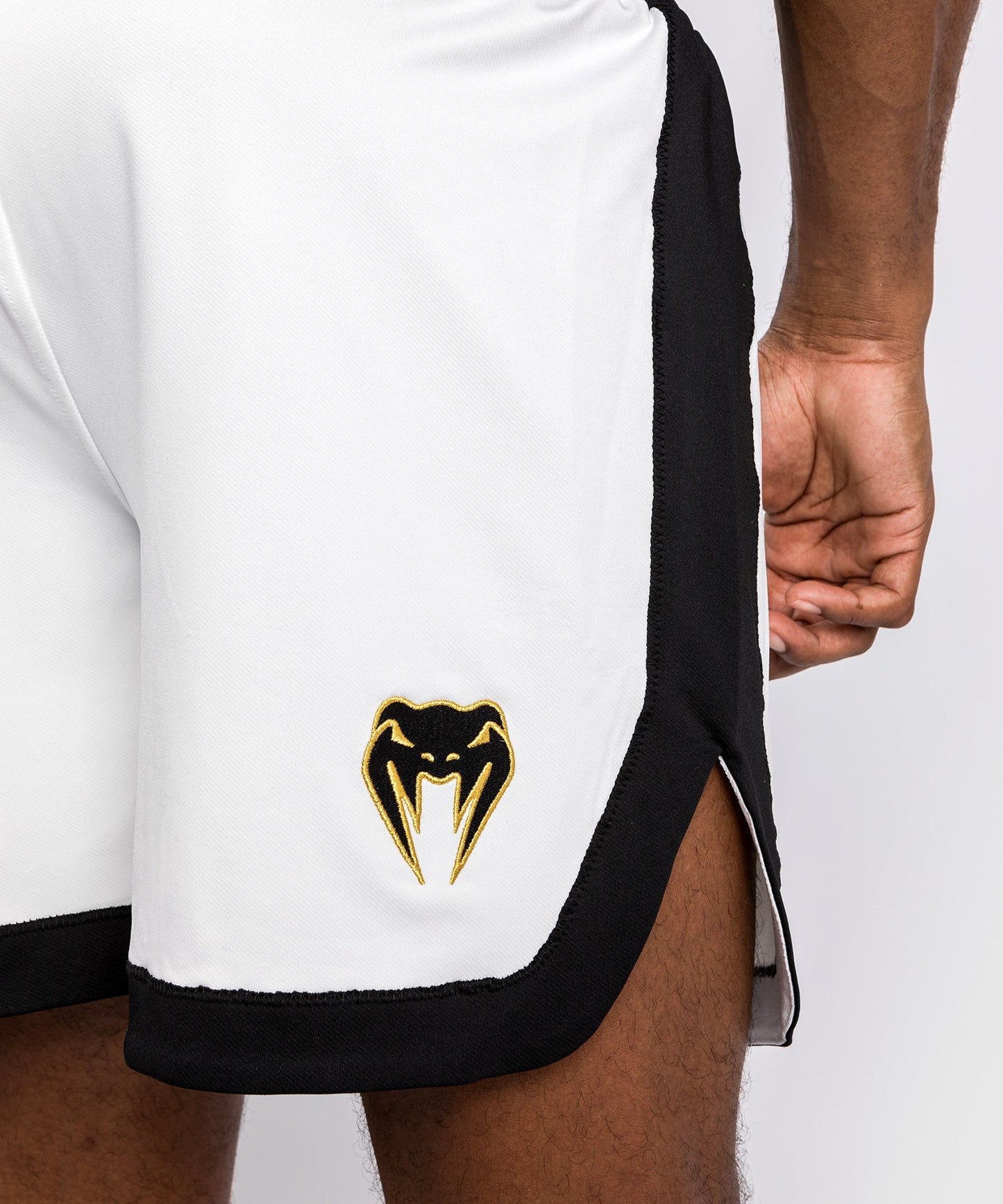 Shorts de boxe Venum Classic - Blanc/Noir