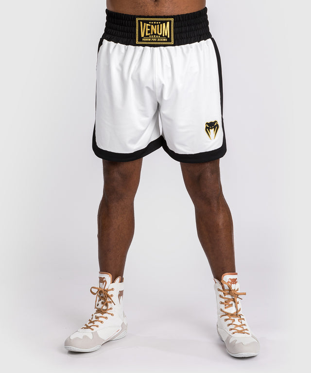 Pantaloncini da boxe Venum Classic – Bianco/Nero