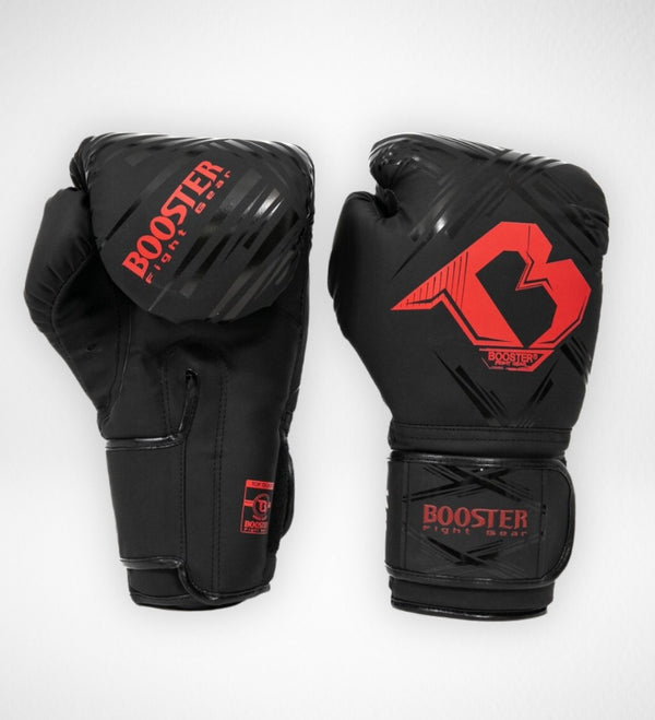 Guantes de boxeo Booster BFG Alpha – Negro/Rojo