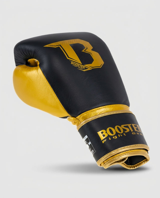 Guantes de boxeo Booster Rapid Strike – Negro/Oro