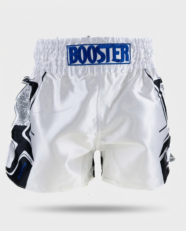Booster Muay Thai Shorts BFG Ignite - Weiß/Blau/Schwarz