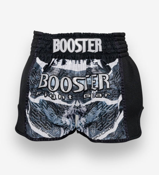 Short de Muay-Thaï Booster Alien - Noir/Gris