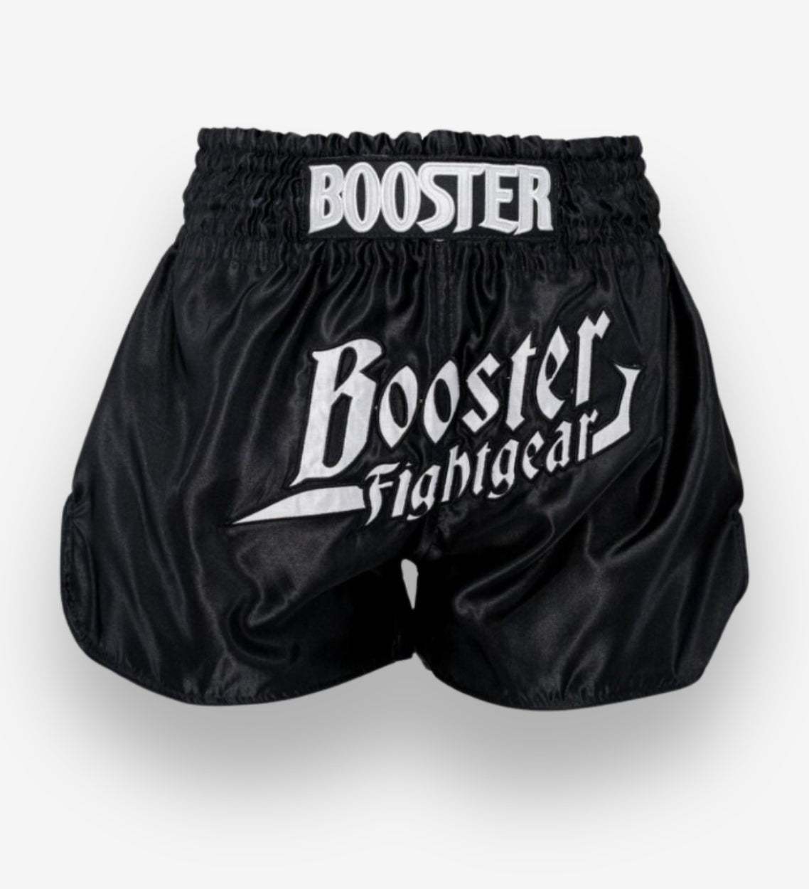 Short de Muay-Thaï Booster Thunder - Noir/blanc