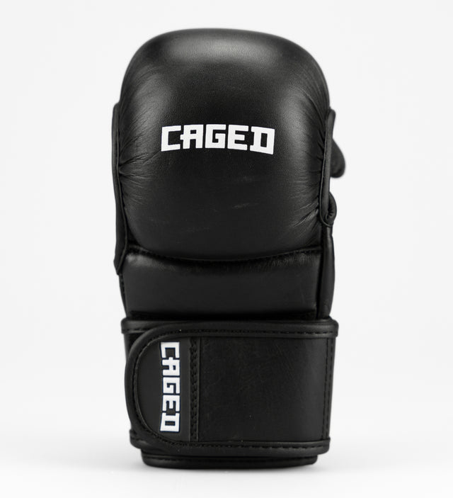 Caged MMA-Sparringshandschuhe 'X Series' – Schwarz/Weiß