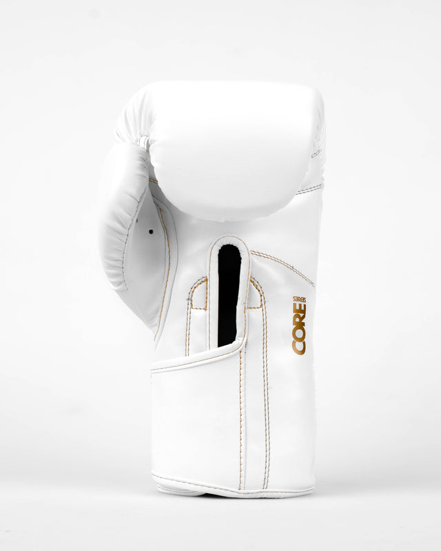 Guantoni da boxe Caged Core – Bianco/Oro
