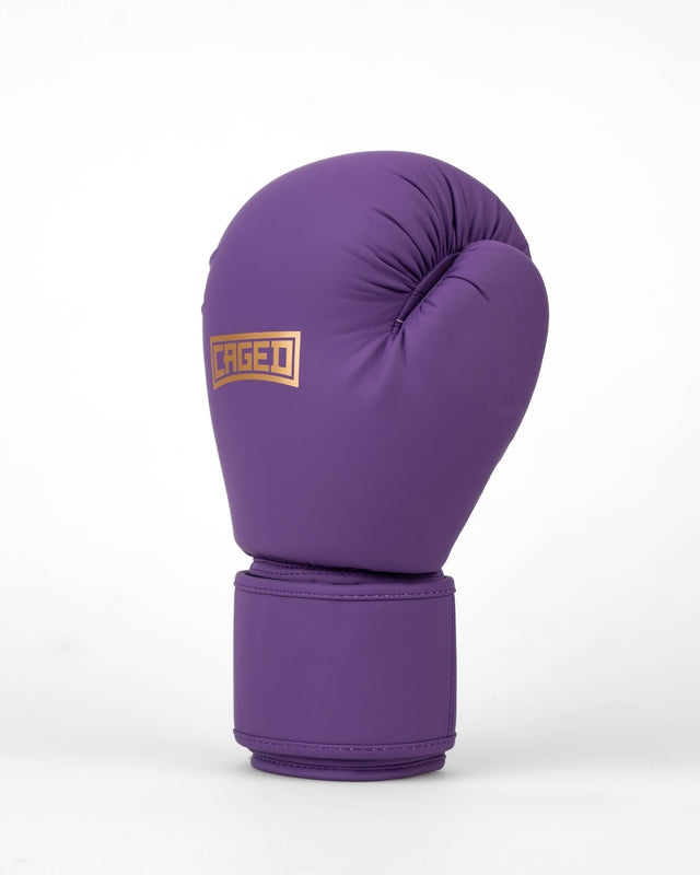 Gants de boxe Caged Shadow – Violet/Or
