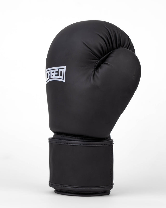 Caged Boxhandschuhe Shadow – Matt Schwarz/Weiß