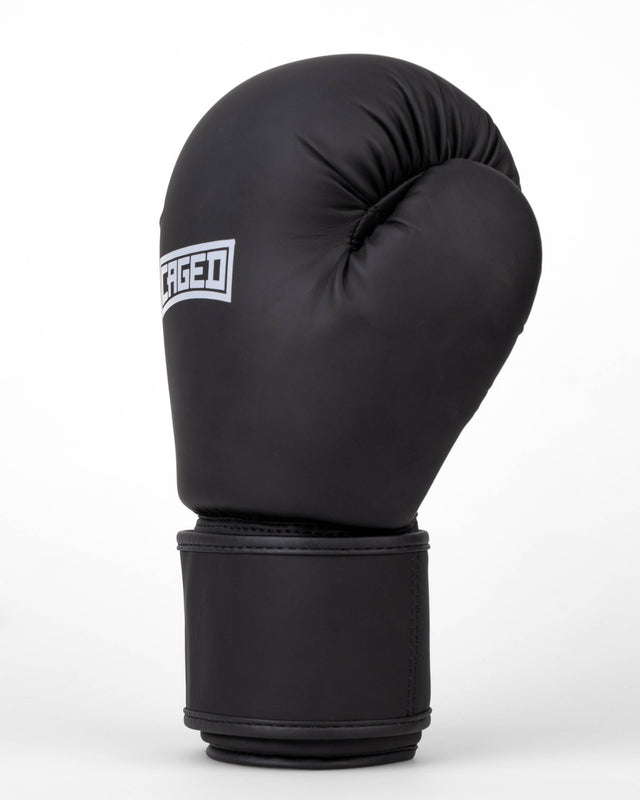 Caged Boxhandschuhe Shadow – Matt Schwarz/Weiß