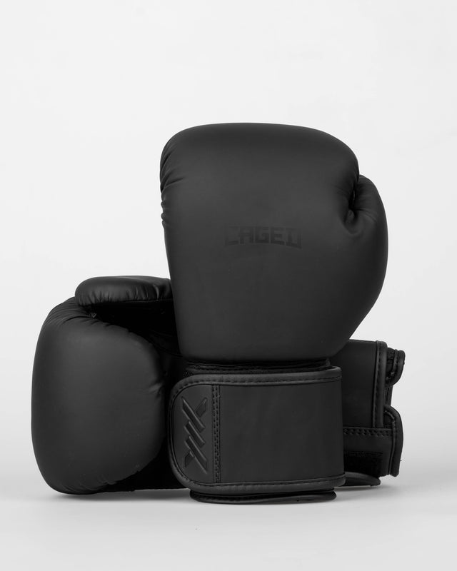 Guantes de boxeo Caged Spark Niños – Negro Mate