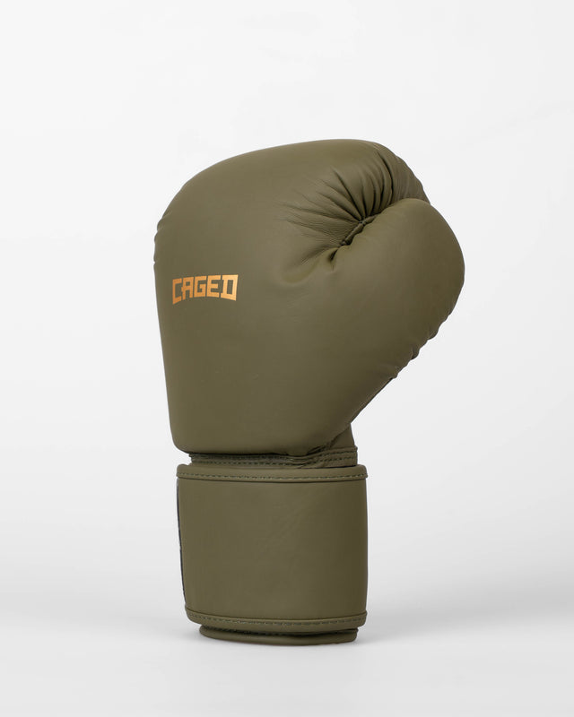 Guantoni da boxe Caged Spark Bambini – Cachi/Oro
