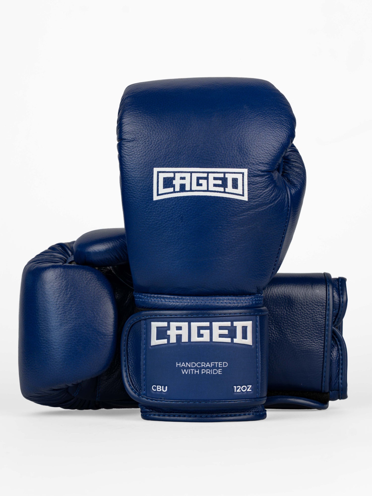 Guantoni da boxe Caged 'X' Series – Blu navy/Bianco