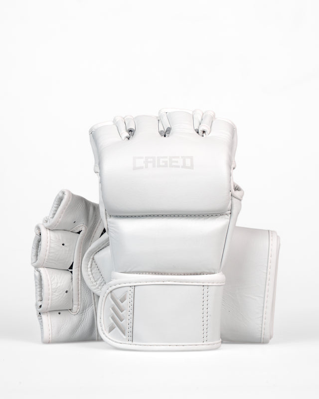Gants de MMA Caged X Series – Blanc/Blanc