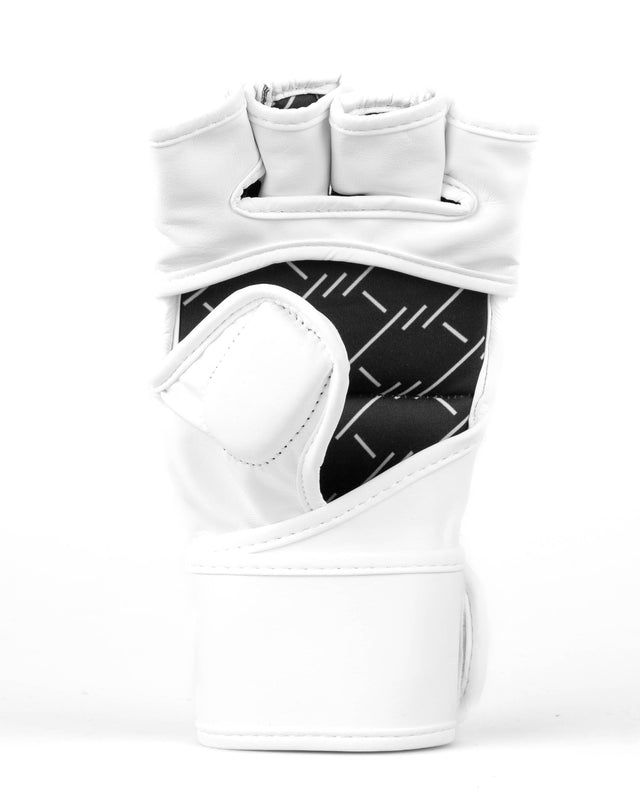 Guantes de MMA Caged Shadow – Blanco/Blanco