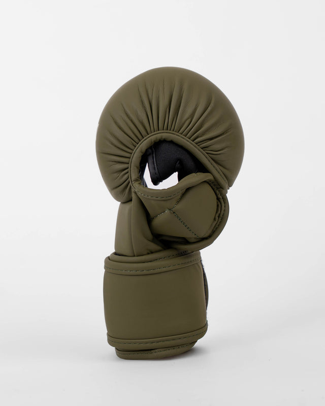 Guantes de sparring MMA Caged Shadow – Caqui/Oro