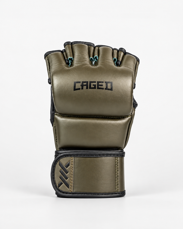 Gants de MMA Caged X Series – Kaki/Noir