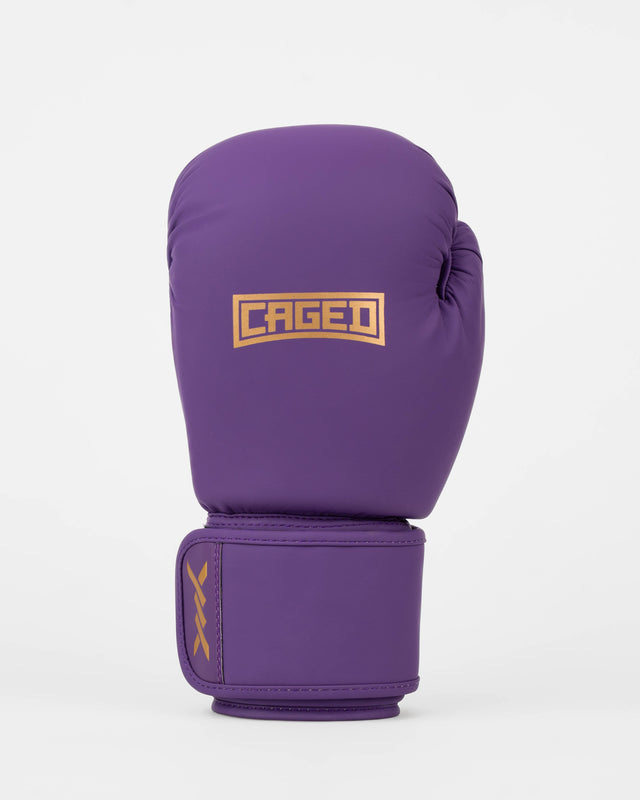 Gants de boxe Caged Shadow – Violet/Or