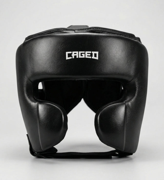 Casque de boxe Caged 'X' Series – Noir