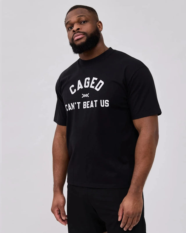 Caged Club T-Shirt – Schwarz